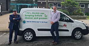 The entire Enfield Council small van fleet is going electric, contributing to the Council’s commitment