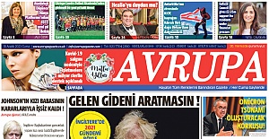 Avrupa, European Newspaper 31 December 2021 Edition E - newspaper, Happy New Year, Hello to the 21st Year