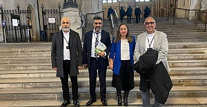 Directors of Caria Holidays, visited MP Feryal Demirci Clark from Turkey at the British Parliament