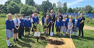 An English Oak sapling tree has been planted in Enfield to commemorate Queen Elizabeth’s 70-year reign