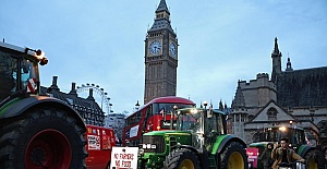 Farmers made their way towards Britains...