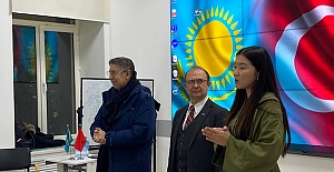 Kazakh National University officially inaugurated a Turkish language course for students 