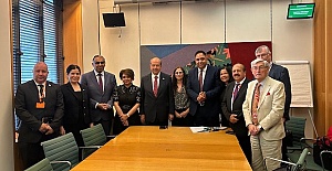 President Ersin Tatar Holds Ministerial-Level Meeting with UK Minister for Europe