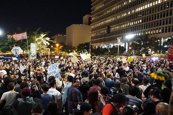 Trump protests continue