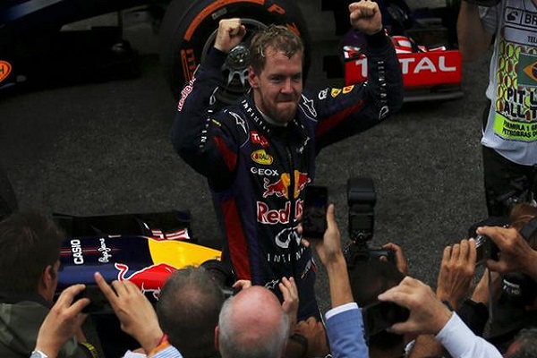 Vettel ends F1 season with 9th straight win at Brazilian GP